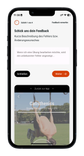 die ringe app mockup feedback senden funktion